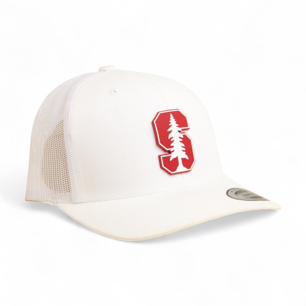 Stanford Cardinal YP Snapback Hat- White